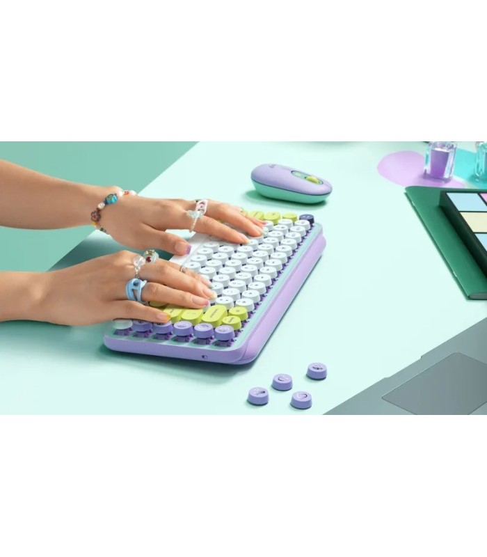 Teclado Logitech POP Keys Inalámbrico Mecánico -
