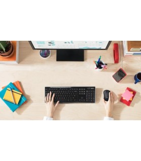 Teclado Logitech K270 Inalámbrico USB