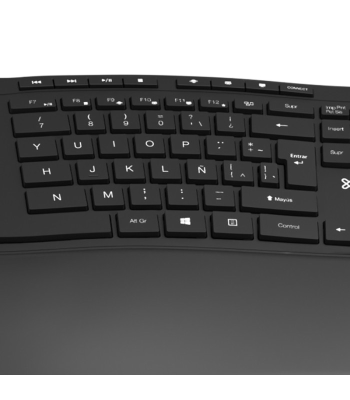 Teclado Klip Xtreme Ergonómico, KBK-530S