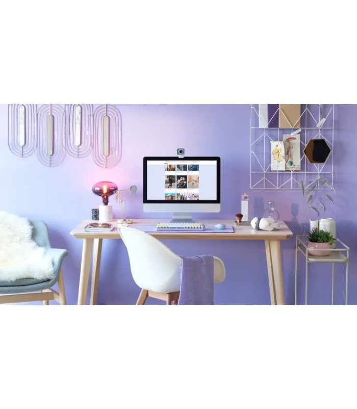 Mouse Pad Logitech Studio Series, para Teclado y Mouse, base de goma antideslizante, fácil deslizamiento, superficie resistente 