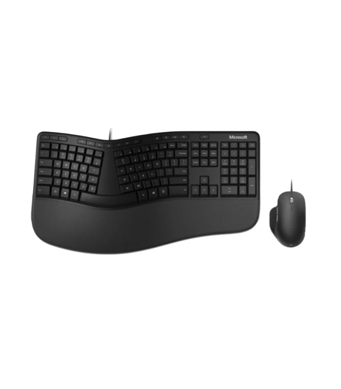Combo Microsoft Ergonómico Desktop | Teclado y Mouse USB | RJU-00003