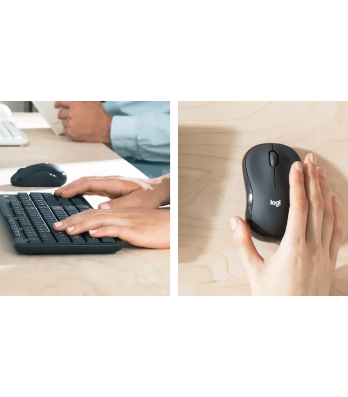 Combo Logitech MK295 Silent | Teclado y Mouse Inalámbricos Silenciosos | 920-009782