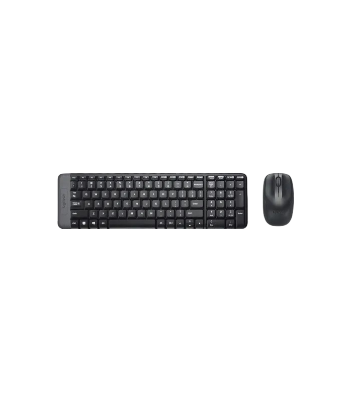 Combo Logitech MK220 Teclado y Mouse Inalámbricos Español | Compacto y Eficiente