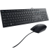 Combo Teclado y Mouse Dell KM300C Alámbrico - Diseño Ergonómico en Inglés