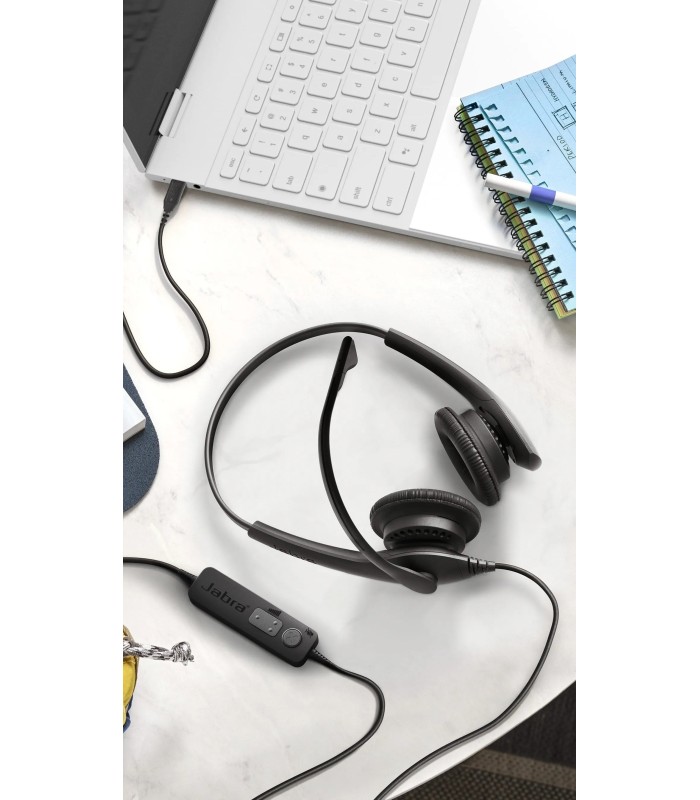 Auricular Jabra Biz 1500 Duo Estéreo USB con Cancelación de Ruido