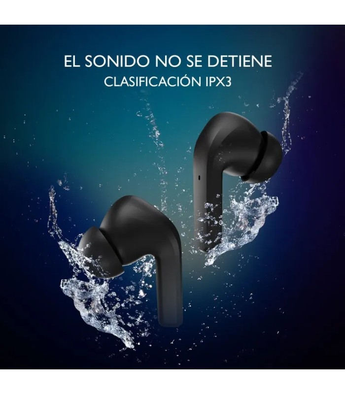 Auricular Klip Xtreme EdgebudsPro KTE750BK, Negro | Sonido Estéreo y Confort