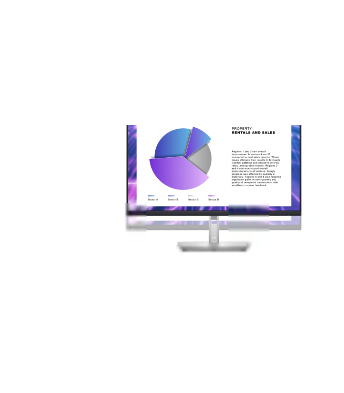 Monitor Dell P2422H 23.8" LED IPS Full HD con HDMI, DisplayPort y USB