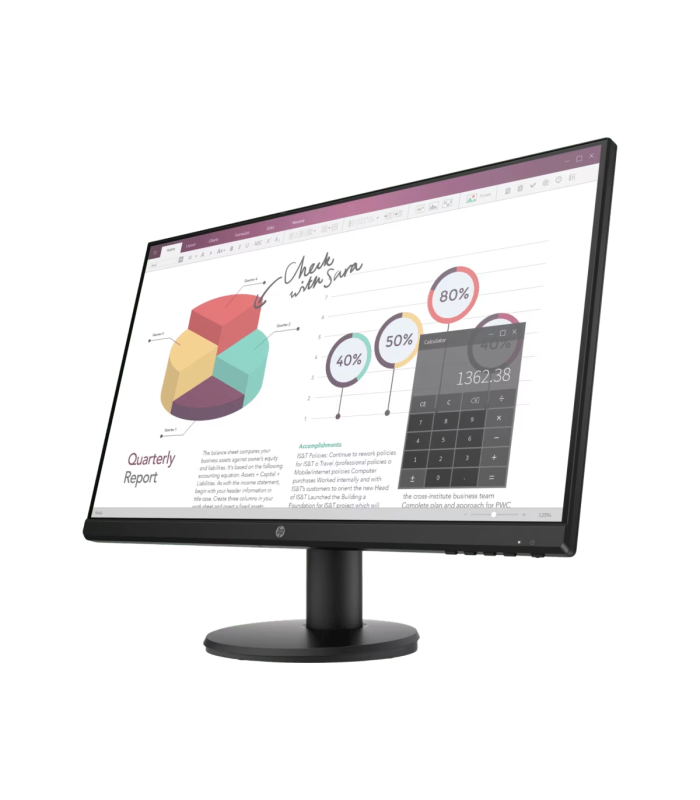 Monitor HP P24va G4 23.8" Full HD IPS | Ideal para Oficina y Uso Diario
