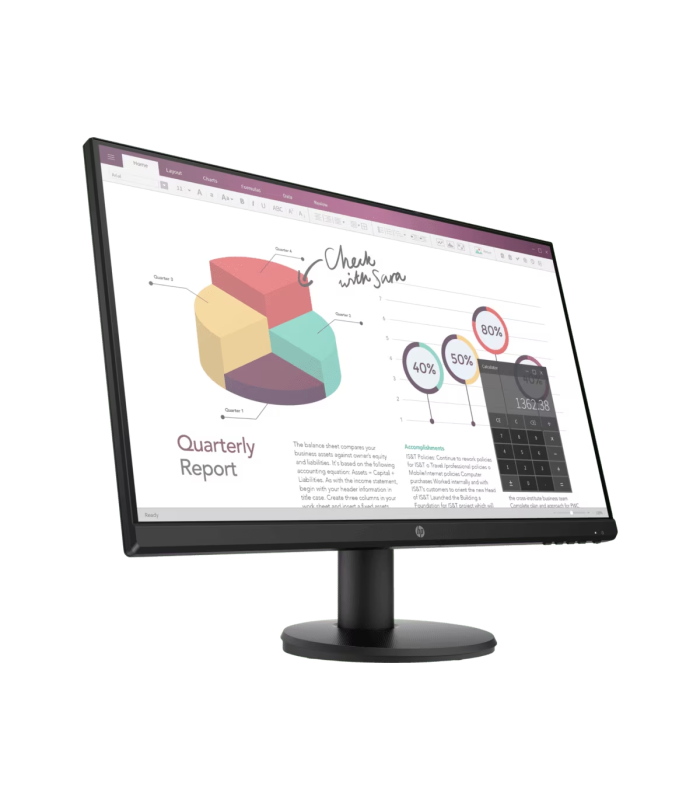 Monitor HP P24va G4 23.8" Full HD IPS | Ideal para Oficina y Uso Diario