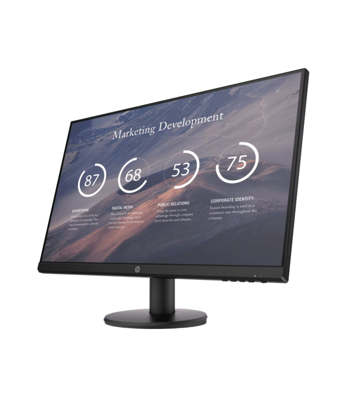 Monitor HP P27V G4 27" Full HD | Brillante y Versátil para Oficina