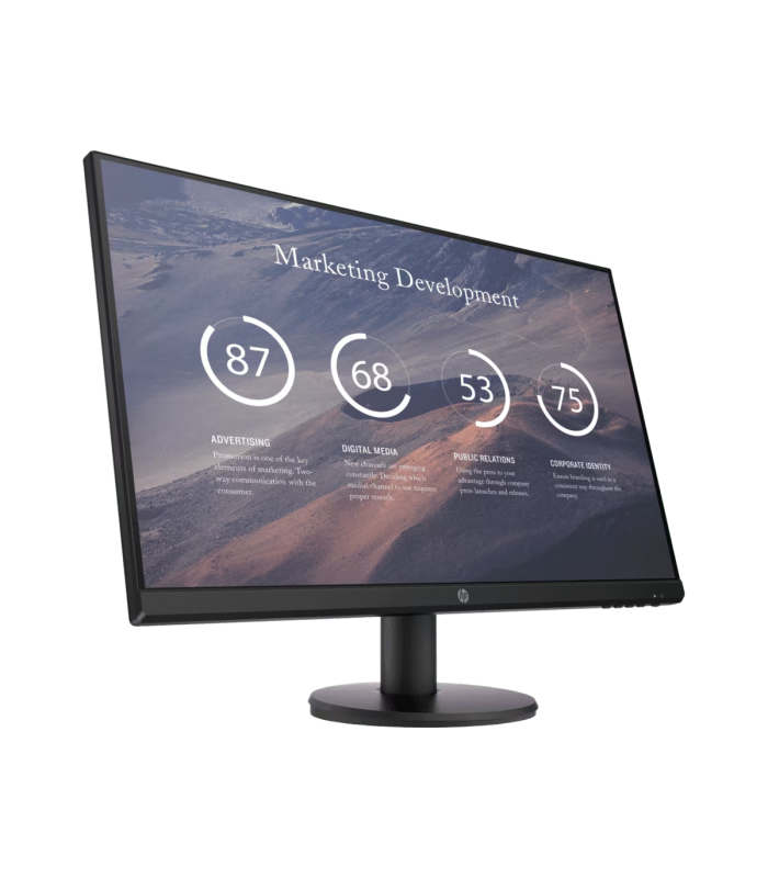 Monitor HP P27V G4 27" Full HD | Brillante y Versátil para Oficina