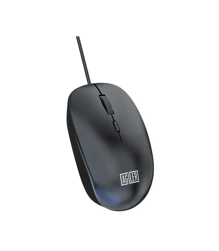 Mouse Agiler USB AGI-2080 | Conexión Estable y Precisión Óptica