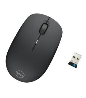 Mouse Dell Óptico inalámbrico WM126, Negro | Conexión Estable y Batería de Larga Duración