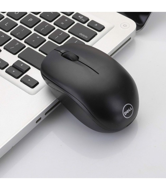 Mouse Dell Óptico inalámbrico WM126, Negro | Conexión Estable y Batería de Larga Duración