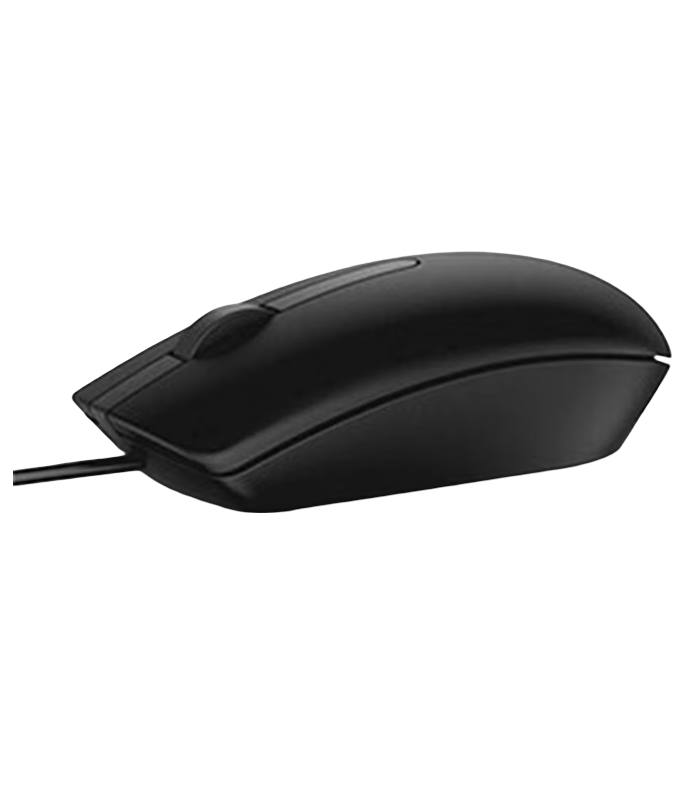 Mouse Dell Óptico MS116, Negro | Conexión USB y Precisión de 1000 PPP