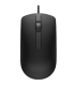 Mouse Dell Óptico MS116, Negro | Conexión USB y Precisión de 1000 PPP