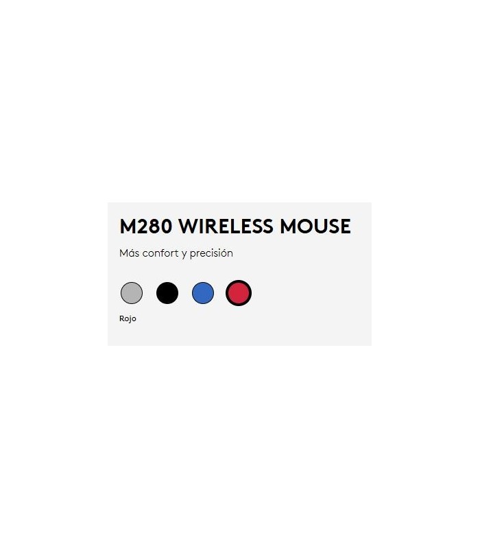 Mouse Logitech M280 Inalámbrico
