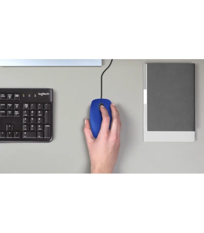 Mouse Óptico Logitech M110 - Negro - USB - 1000 dpi - 3 Botón(es) - Simétrico