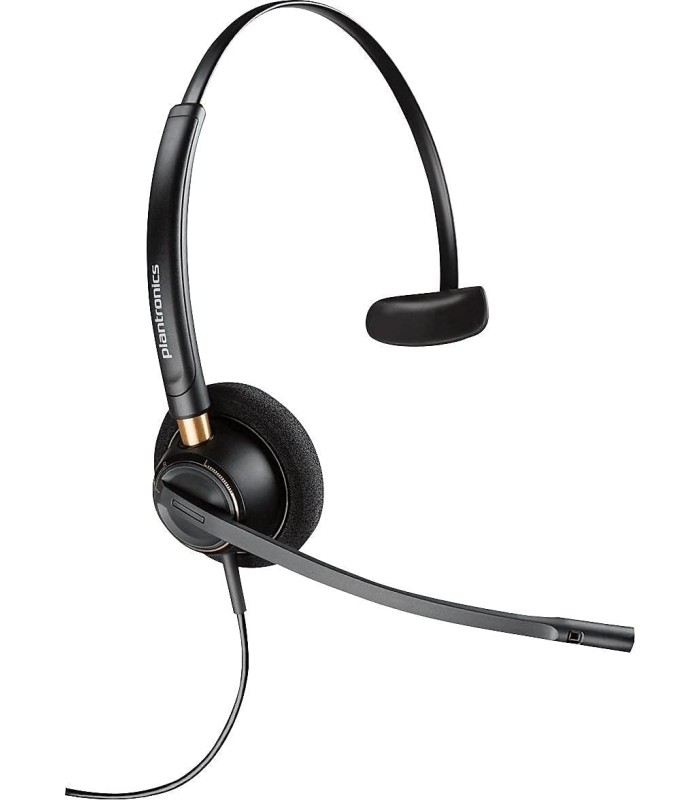 Auricular Plantronics HW510 Encore Over-the-head Monaural Corded Headset - Mono, 89433-01
