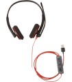 Auricular Plantronics C3220 USB-A - Binaural - BlackWire