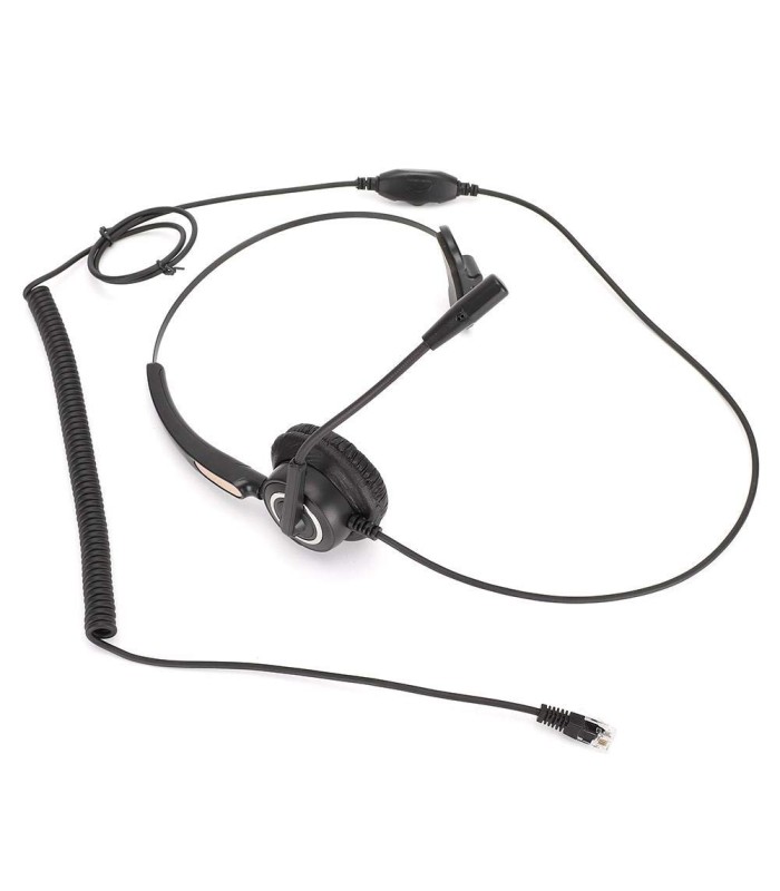 Auricular Headset H500 Monoaural USB con Control en Cable y Cojín Cómodo