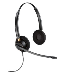 Auricular Headset H500D Double Side USB con Cojín Cómodo y Control en Cable