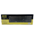 Teclado Agiler AGI-9832 USB en Inglés, Negro | Molygo
